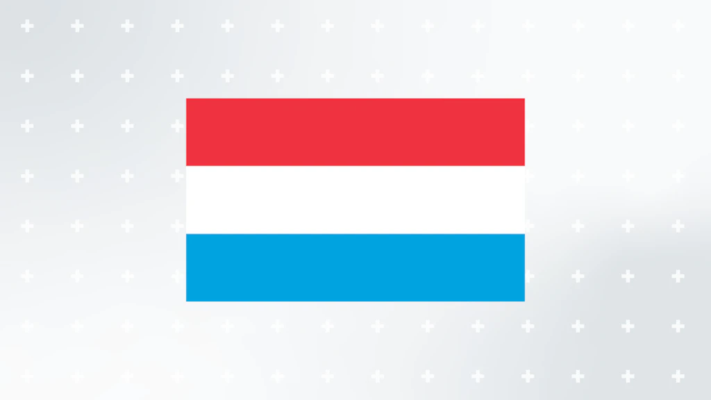 Flagge von Luxemburg